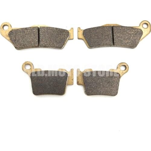 Motorcycle Brass Alloys Front / Rear Brake Pads For BMW Off-road G450X G450 X 2008-2011