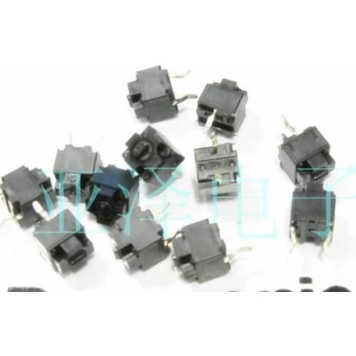 Mouse square micro switch button EVQP0E07K thunder shark Microsoft black spots