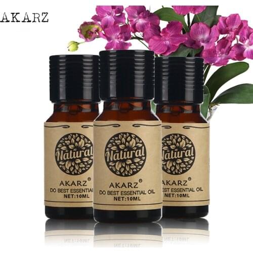 AKARZ Sandalwood Rosemary Jasmine essential oil sets Top Brand For Skin Body Care Aromatherapy Massage Spa 10ml*3