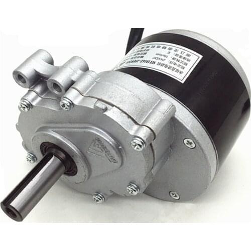 250w 24v 75rpm or 120rpm low speed brush motor, 44mm Longer shaft, Shaft Diameter 17mm , wheel chair used DC gear brushed motor