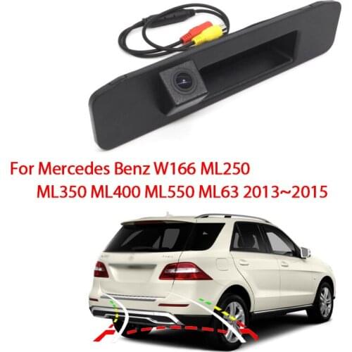 For Mercedes Benz W166 ML250 ML350 ML400 ML550 ML63 2013〜2015 CCD HD Car Trunk Handle Rear View Camera