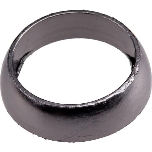 Silver Universal Car Graphite 2" Inner Diameter Exhaust Muffler Pipe to Manifold Gasket Fit For SUV