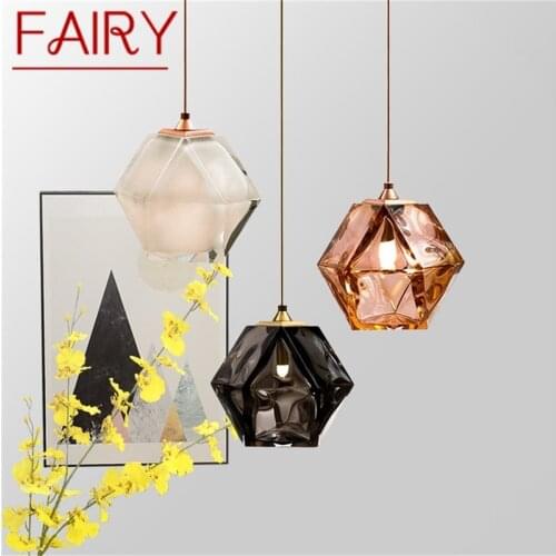 FAIRY Nordic Creative Pendant Light Modern Ball Shape LED Lamp Fixture Decorative For Home Living Room
