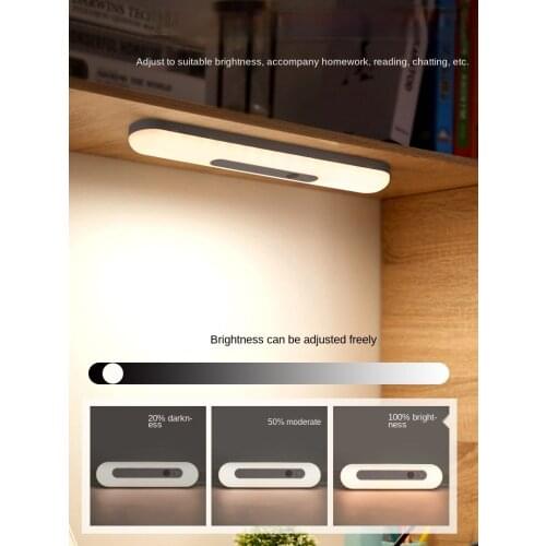 Modern Usb Charging Motion Sensor Cabinet Stepless Dimming Magnetic Strip Closet Bedroom Corridor Led Night Lamp