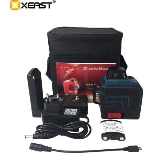 XEAST 2018 NEW 12 Lines Self-Leveling Green Beam 360 Degree Cross Line Laser level Mini Nivel Laser