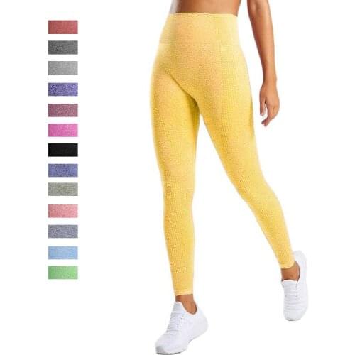 Yellow Yoga Leggings Sport Women Fitness Black Yoga Pants Green Casual Tights Blue Sport Wear Purple Trousers Pink Pants Grey