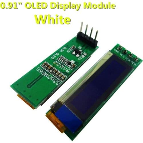 1pcs 0.91 inch OLED module 0.91" white OLED 128X32 OLED LCD LED Display Module 0.91" IIC new original in stock