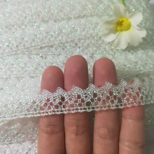 1Yard Latest Gold Lace Fabric 1.2cm Red Lace Applique Ribbon Dress For Sewing Guipure Fabric Collar Trimmings Laces Clothes RG40