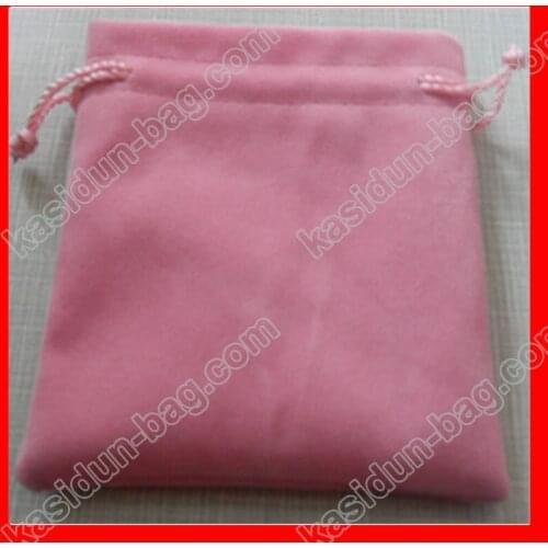 100pcs/lot) size 8x10cm Black velvet gift pouch drawstring bag custom logo