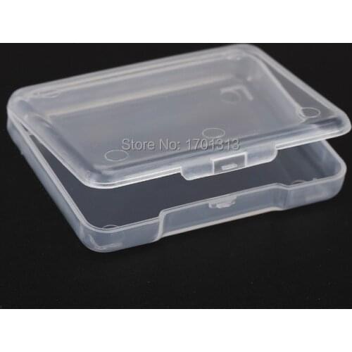 100pcs 68*52*11mm rectangular transparent plastic box PP Storage Collections Container Box Case