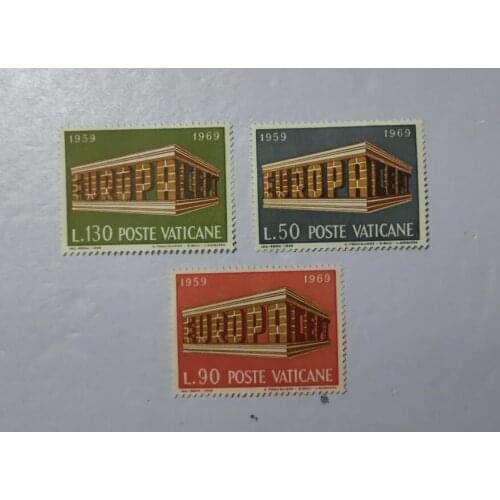 A47 3PCS Vatican stamps, 1959， Post Stamps Postage Collection