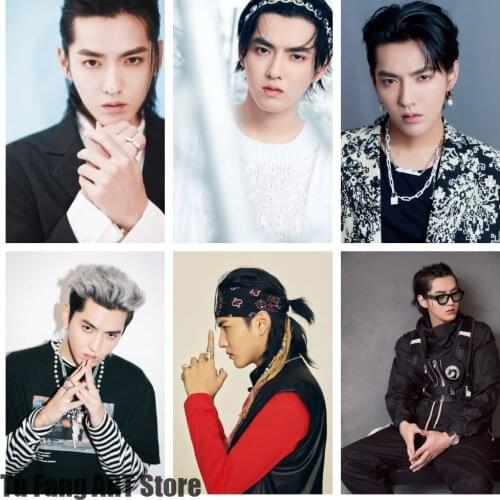 5D Diamond Painting Wu Yifan Film and Television Male Star Singer Full Square&Round Diamond Embroidery Mosaic Home Decoration