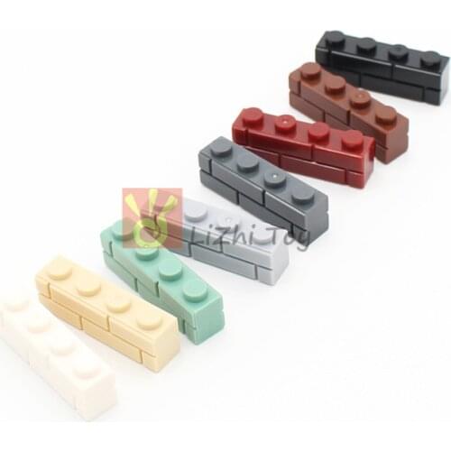 Moc Brick, Modified 1 x 4 with Masonry Profile (Brick Profile) Wall DIY Building Enlighten Block Bricks 15533