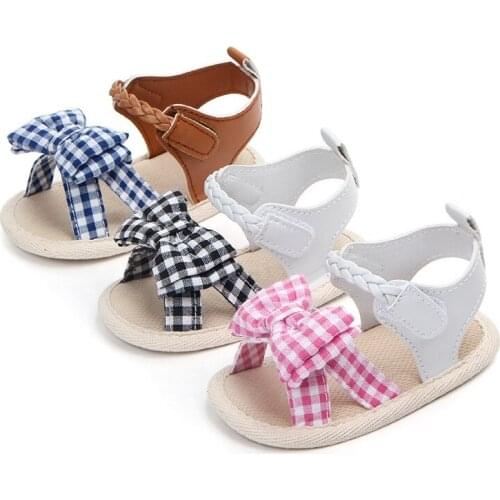 Baby Sandals For Girls Summer Infant Non-slip Soft Bottom Girl Princess Shoes Toddler Shoes Bow-knot Shoesest