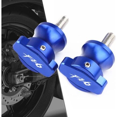 For YAMAHA FZ6 FAZER FZ6S 2004-2015 2014 2013 2012 2011 Motorcycle CNC Frame Stands M6 Screws sliders Swingarm Spools Slider