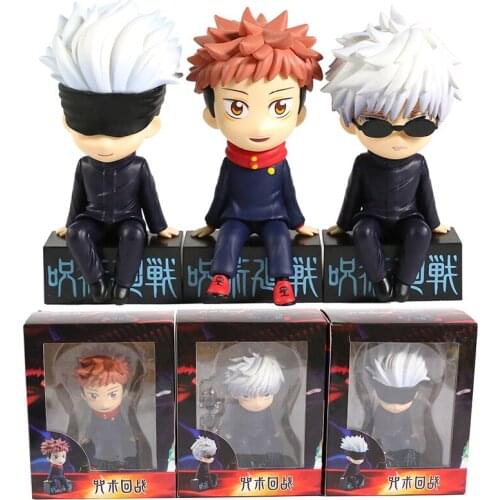 Jujutsu Kaisen Itadori Yuji Gojo Satoru Q Version Toys Dolls Figures Home Car Decor Models