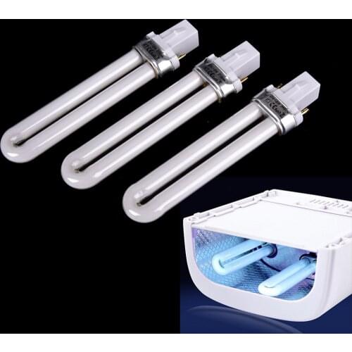 12W UV Nail Art Lamp Tube Light Bulbs Gel Dryer Replacement Curing Make Up