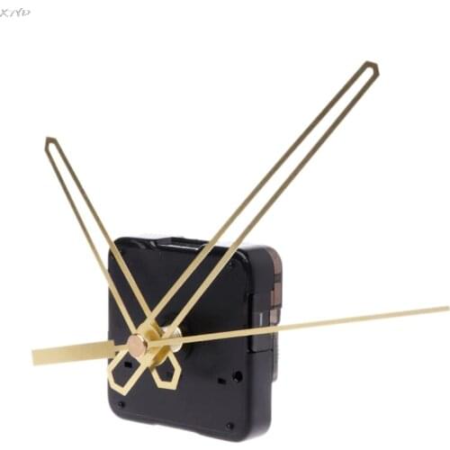 Quartz Clock Movement Mechanism Hands Wall Repair Tool Parts Silent Kit Set DIY Gold Pointer 40