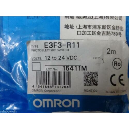 NEW IN BAG Omron E3F3-R11 12-24VDC 2M #exp
