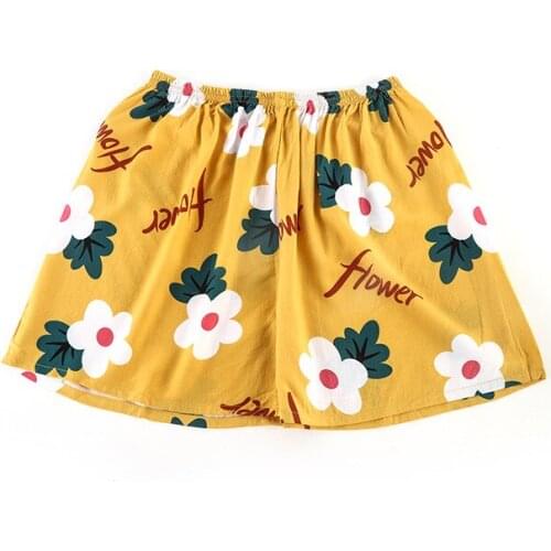 Casual Floral Printed Sleep Bottoms Summer New Women Shorts Loose Elastic Waist Pajama Trousers Cute Thin Mini Loungewear