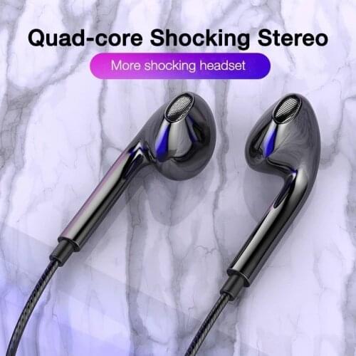 Wired Earphone For iPhone 6 5 5S 4 Samsung Xiaomi Huawei Computer Stereo Sport Earbuds Headset Mobile Phone Headphones with Mic