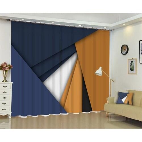 Luxury Blackout 3D Kitchen Window Curtains For Living Room office Bedroom Customized size Rideaux Cortinas Drapes pillowcase