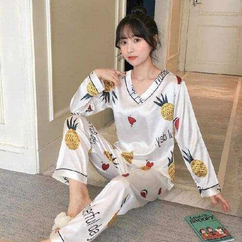 Pajamas Womens Summer Short-sleeved Pajamas New 2021 Large Size Thin Cartoon Cute Shorts Round Neck Loose Home Service Suit