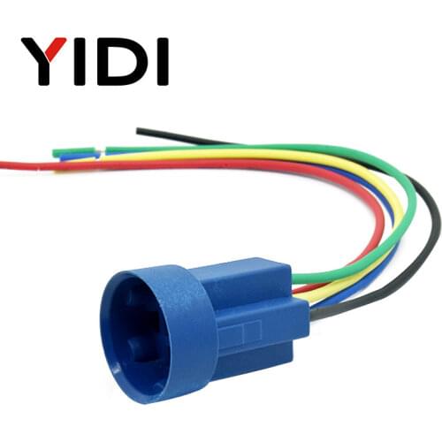Wire Harness Connector for 19mm Selector Rotary Key Switch 16mm 19mm 22mm 25mm Emergency Stop Button Switch Cable Set