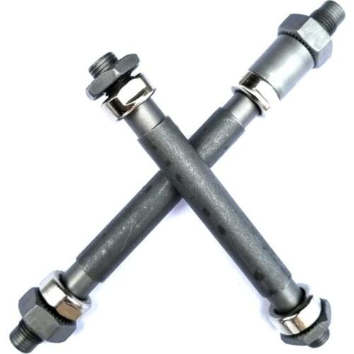 1 Pair 108/145mm Bike 9mm Diameter P1.0 Hub Front And Rear Axle High Strength Steel Axle Cycling Replacement