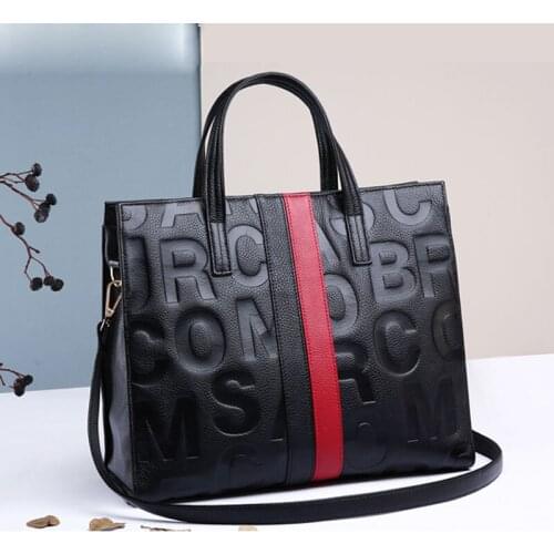 Bags For women 2021 New Luxury Handbags Cowhide Leather Womens bag Fashion Tote Bag sac de luxe femme Famous Brand Female Bag