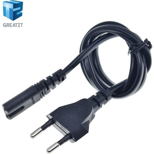 Universal 0.5m EU Standard to Figure 8 C7 2-Pin Plug AC Power Cable Lead Cord New High Quality 250V