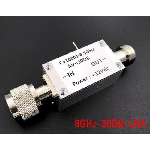 LNA 100MHZ to 8.5GHZ Low Noise Amplifier RF Amplifier CNC Enclosure High Linearity