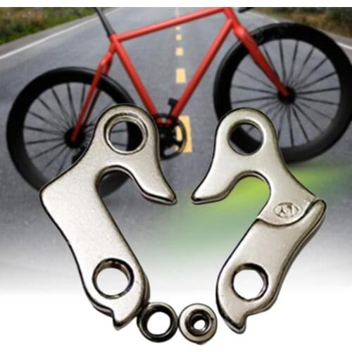 1pc Bike Derailleur Hanger Simple Solid Aluminum Alloy Bicycle Frame Gear Tail Hook Parts for Bicycle Bike Accessories
