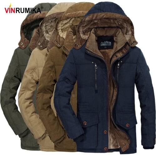 VINRUMIKA Men's Jackets Parkas