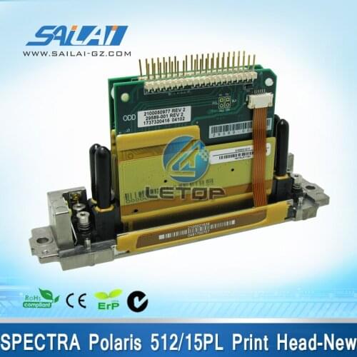 100% Original&Brand New! spectra polaris printhead 512 15pl for solvent printer gongzheng PQ15