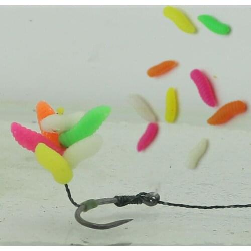 120PCS Carp Fishing Accessories Micro Bait Stopper Boillies Bait Stop Bead Carp Bait Holder for Hair Rig Tackle Accessories
