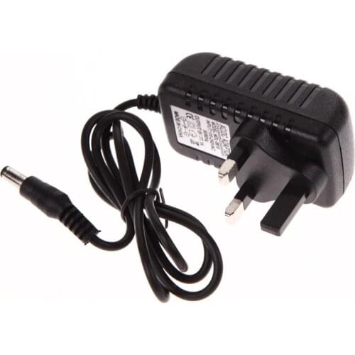 AC 100-240V Power Bank Converter Adapter DC 5.5 x 2.5MM 6V 1A 1000mA Charger UK Plug Suitable for international use