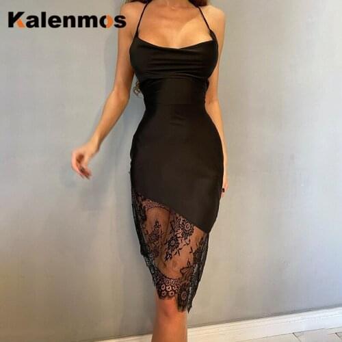 Bandage Dress Women Sexy Bodycon Dress Sleeveless Backless Backless Lacing Solid Color Hot Sex Style Package Hip Vestidos Party