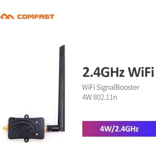 4W Wifi Wireless Broadband Booster 2.4 Ghz 802.11n Power Amplifier Range Signa Booster for wifi Router Wifi Signal Repeater
