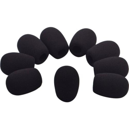 Stage Microphone Windscreen Sponge Cover Headset Mic Foam Cover Protective Cap for Gooseneck Meeting Mic Video microphone
