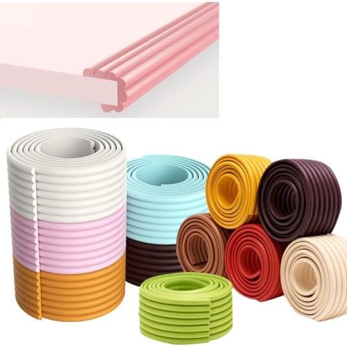 2M Baby Safety Protection Strip Table Desk Edge Guard Strip Corner Protector Furniture Corners Safety For Children Soft Corner