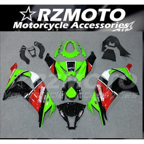 Injection Molding New ABS Whole Fairings Kit Fit for Kawasaki Ninja ZX-10R 2011 2012 2013 2014 2015 11 12 13 14 15 Red Green