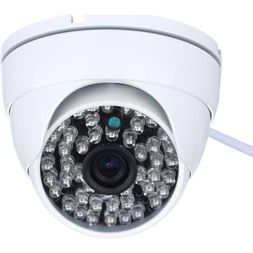 Metal Housing H.265 HI3516D + 1/2.7'' AR0237 2MP 1080P IR Dome Onvif IP Camera 3.6MM fixed Lens Vandal-proof Security Camera