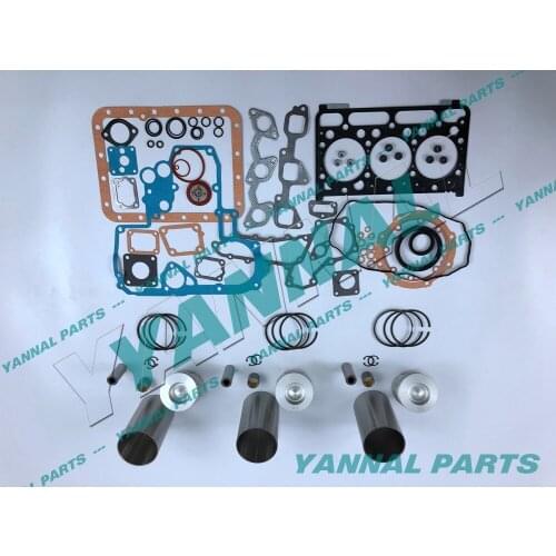 New D1703 Overhaul Kit With Piston Ring Full Gasket Kit For Kubota Engine