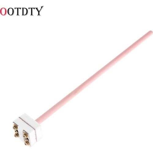 OOTDTY S type thermocouple WRP-100 platinum and rhodium thermocouple probe length 225mm probe head temperature sensor 1300 C