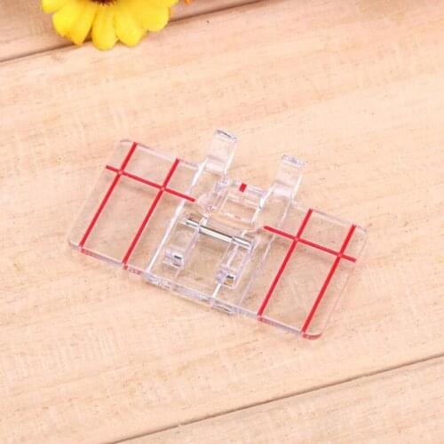 1pcs Plastic Parallel Sewing Machine Presser Foot for Household Darning Accessories HY99