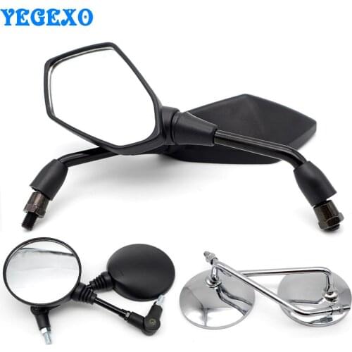 Motorcycle Rearview Mirror 8mm 10mm For yamaha yz 125 drag star 400 neos xj 600 sr 250 thundercat mt09 r1 2007 xmax 300 x max