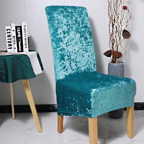 1/4/6/8 Pcs XL Size Plain Dining Chair Cover Spandex Elastic Chair Slipcover Case Stretch Chair Cover for Wedding Hotel Banquet