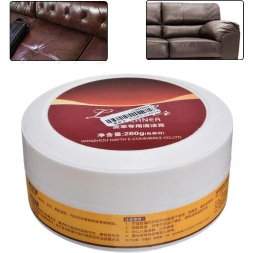 1pc Leather Cleaning Cream 260g Multi-purpose Leather Refurbishing Renovated Cleaner Cleaning Cream Household Tool