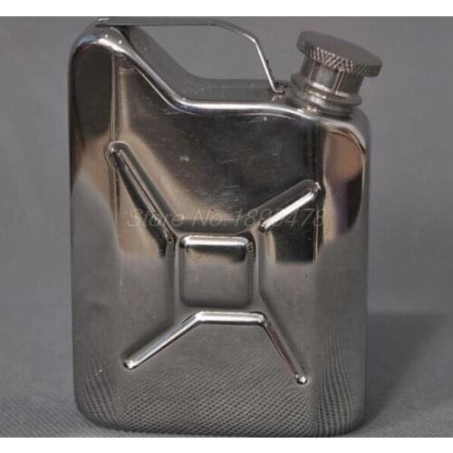 100PCS 5oz Oil Liquor Hip Flask Wine Pot Stainless Steel Hip Flask fast shipping for DHL fedex